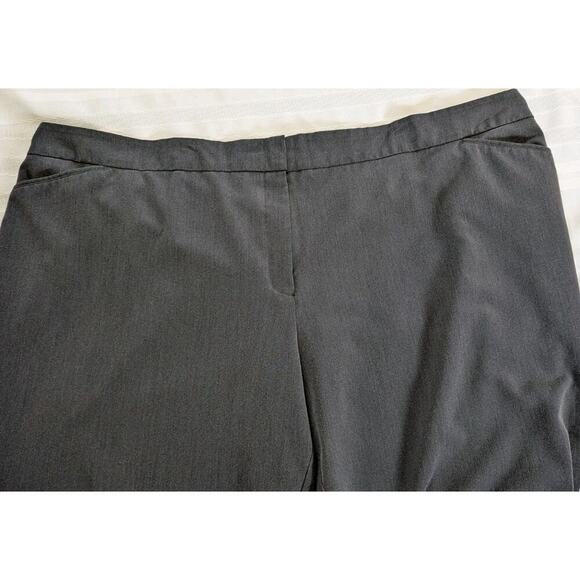 Avenue Womens Plus Size Super Stretch Trousers Ankle Pants Gray US SZ30P - Picture 3 of 12